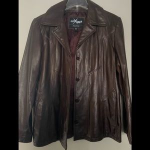 Wilson Brown leather Jacket Maxima